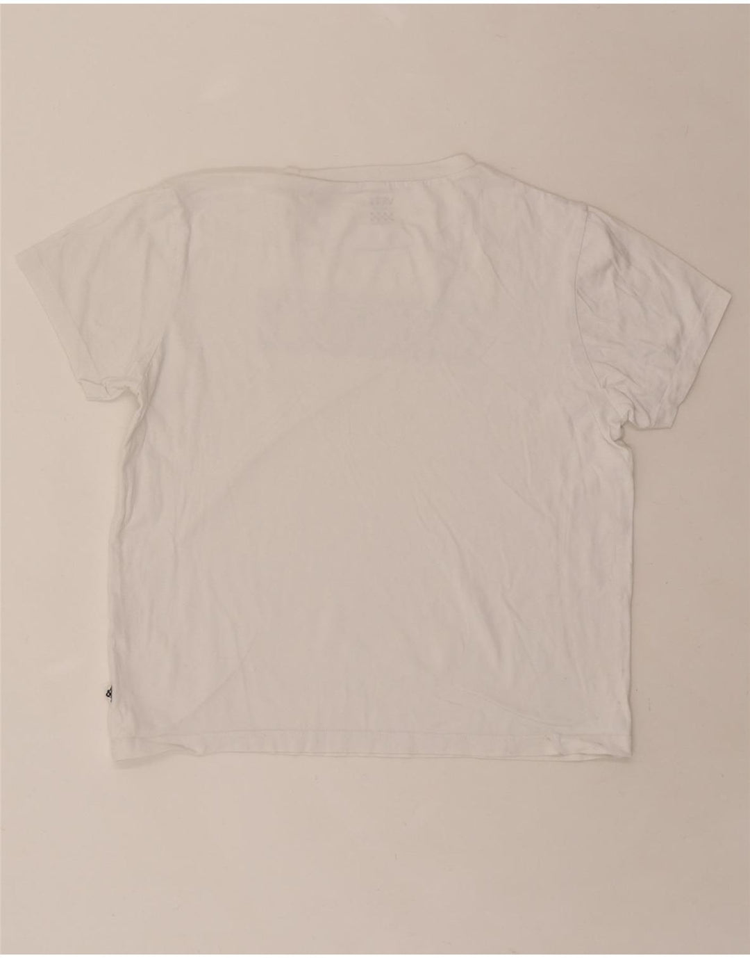 VANS Womens Graphic T-Shirt Top UK 16 Large White Vintage Vans and Second-Hand Vans from Messina Hembry 