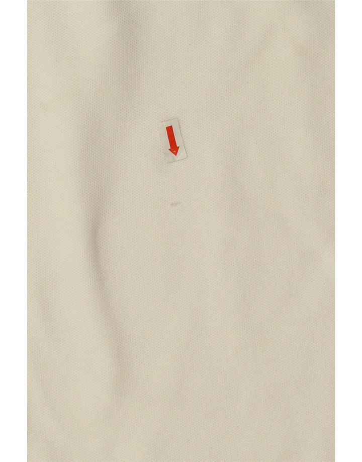 Tricou polo pentru bărbați Slam, mare, alb, din bumbac