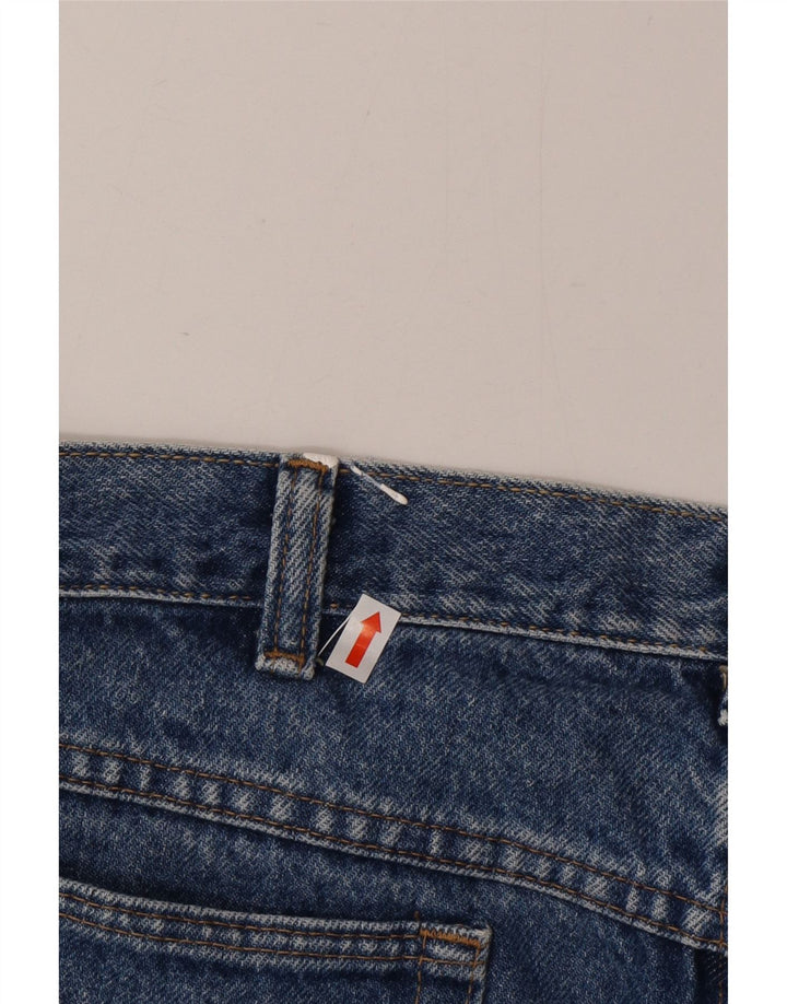 Blugi conici pentru bărbați Wrangler W38 L34 albastru