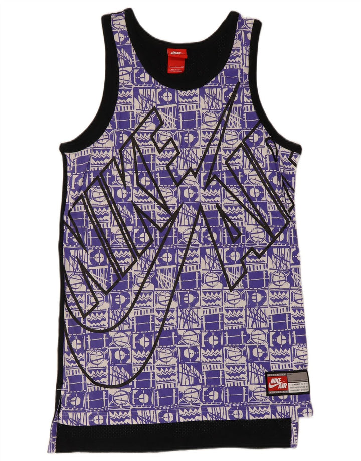 Vestă grafică pentru bărbați Nike, mic, bumbac geometric multicolor