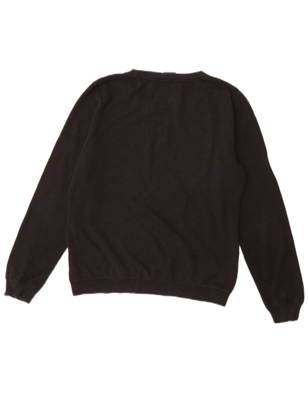 Pulover NIKE pentru femei, cu grafică, UK 14, bumbac mediu negru