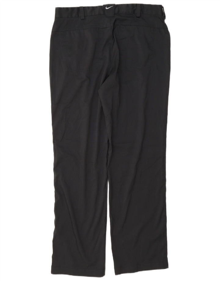 Pantaloni casual drepti de golf Nike pentru bărbați W34 L31 poliester bleumarin