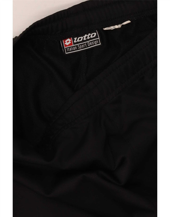 Pantaloni de trening Lotto pentru bărbați, negru mediu