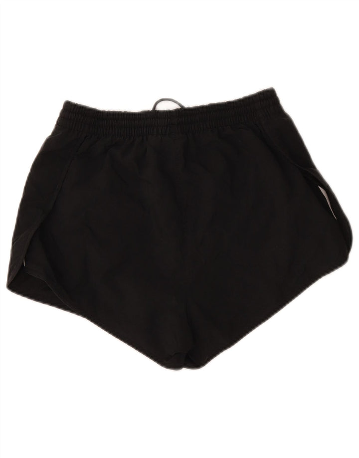 Pantaloni scurți sport Adidas pentru femei UK 10 Small Negru Poliester
