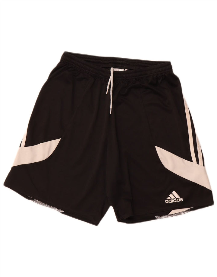 Pantaloni scurți sport pentru bărbați ADIDAS Climalite, mediu negru, poliester color bloc
