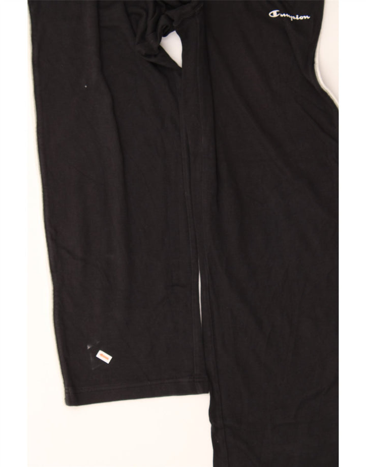CHAMPION Mens Tracksuit Trousers Large  Black Vintage Champion and Second-Hand Champion from Messina Hembry 
