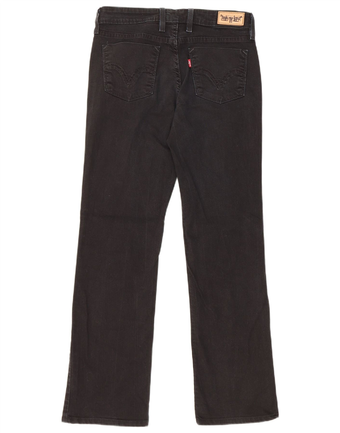 Blugi drepti pentru femei Levi's 627 W29 L30 bumbac negru