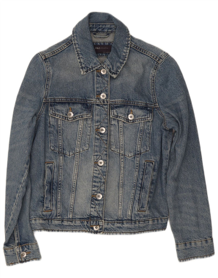 Jachetă de blugi pentru femei Marks & Spencer UK 10 Small Blue Bumbac
