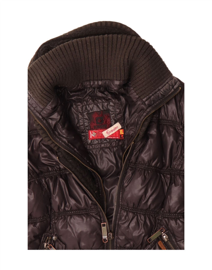 Jachetă căptușită cu glugă KHUJO pentru femei UK 18 XL bleumarin