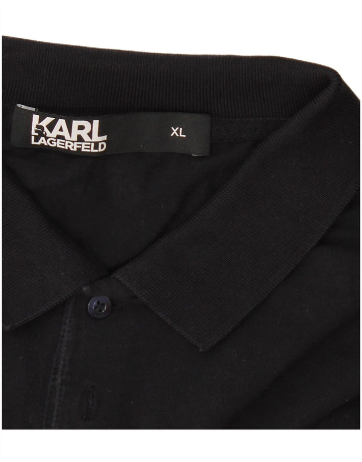 Tricou polo bărbați Karl Lagerfeld XL bleumarin
