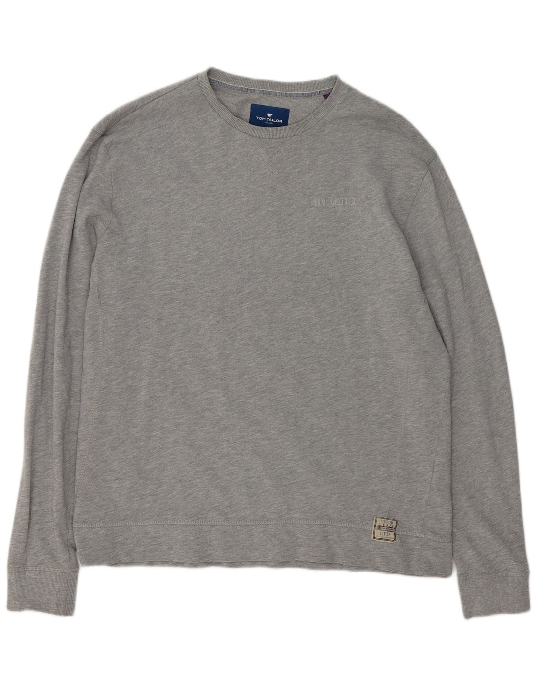 Hanorac pentru bărbați Tom Tailor Jumper 2XL, bumbac cu pete gri