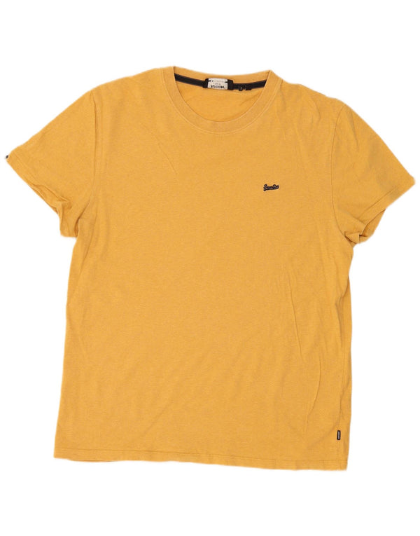 Tricou Superdry pentru bărbați Top 2XL, bumbac cu pete galbene
