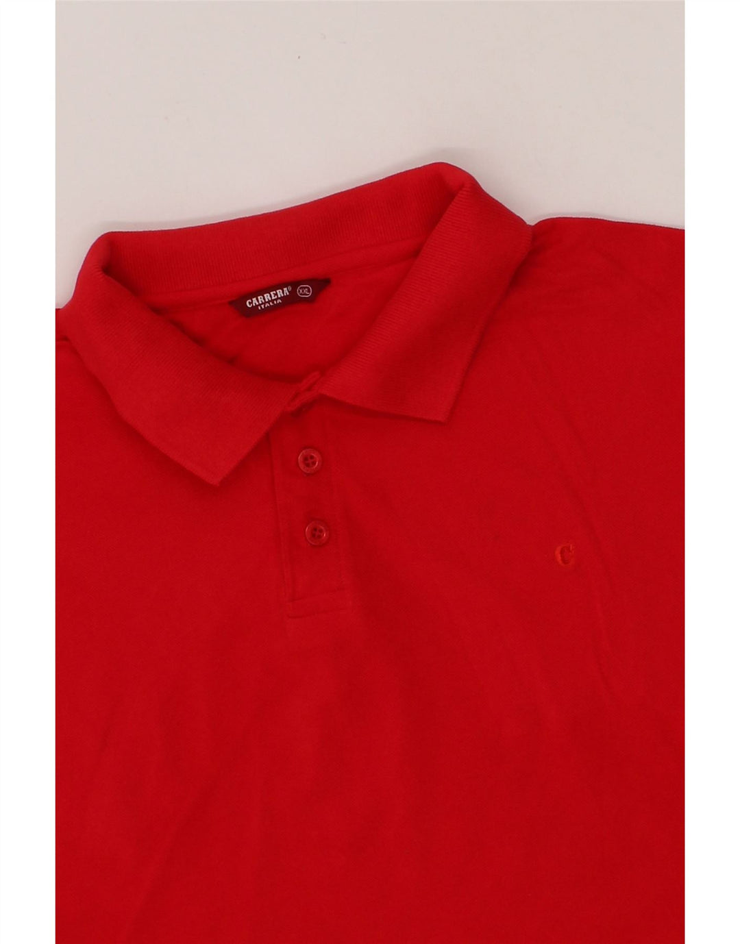 CARRERA Mens Polo Shirt 2XL Red Cotton Vintage Carrera and Second-Hand Carrera from Messina Hembry 