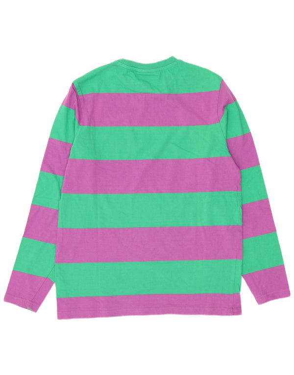 Top pentru bărbați Fila cu mânecă lungă IT 44 XS, bumbac cu dungi multicolore