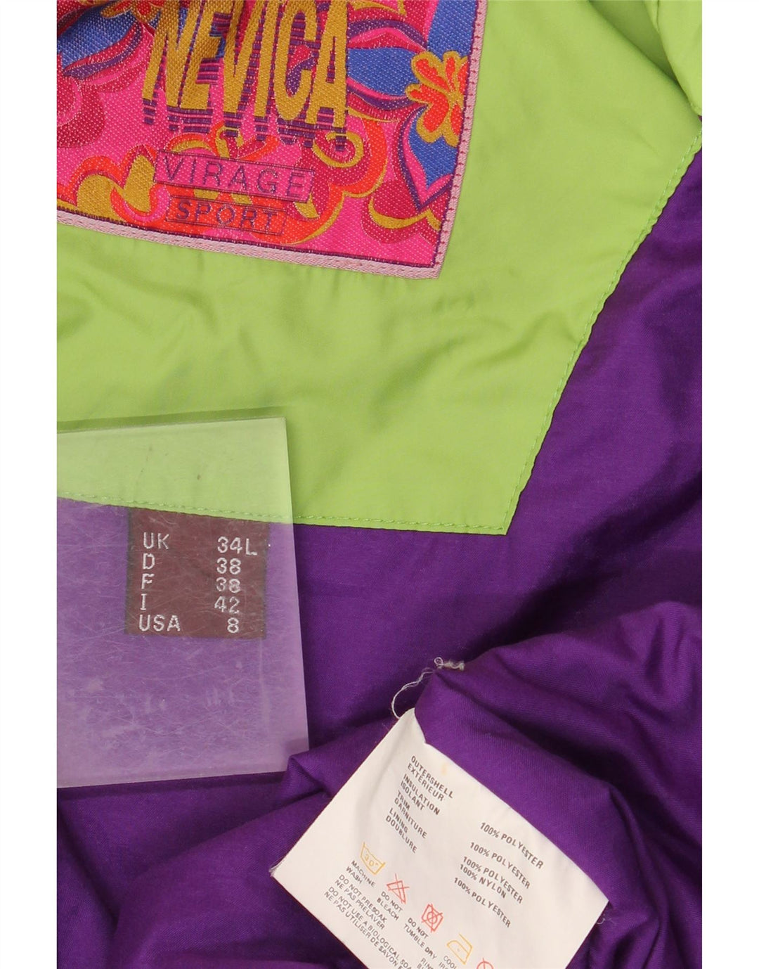 Jachetă Windbreaker oversized NEVICA pentru femei US 8 Medium Turcoaz