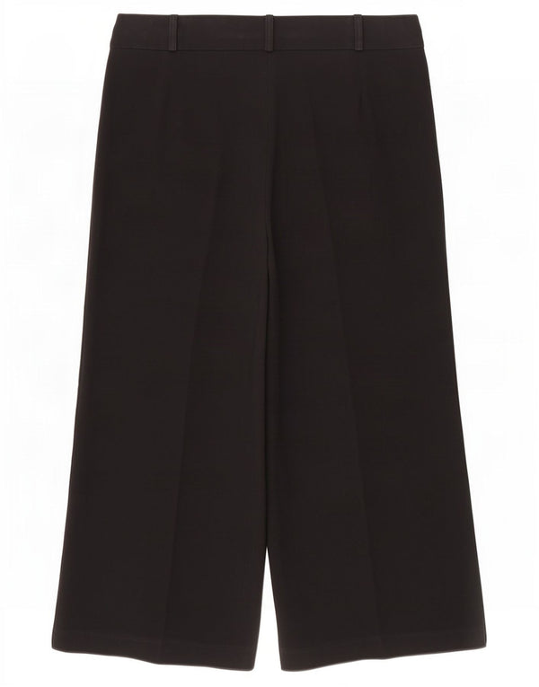 Pantaloni tăiați pentru femei Marks & Spencer UK 14 Large W34 L24 Negru