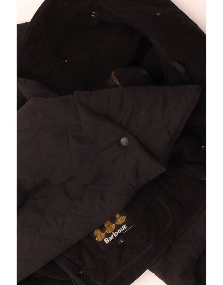 BARBOUR Jachetă matlasată pentru bărbați UK 40 Large Black