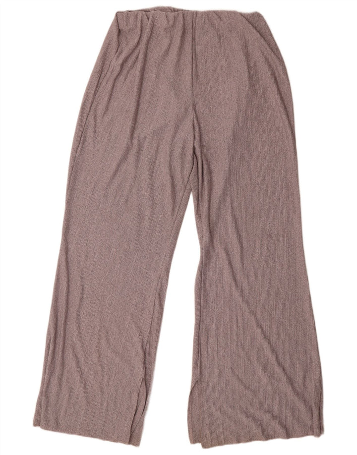 Pantaloni casual Flare Zara pentru femei L34 L32 Gri Poliester