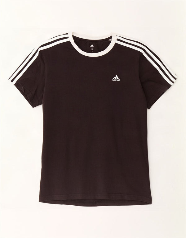 Tricou supradimensionat pentru femei Adidas UK 8/10 Bumbac negru mic