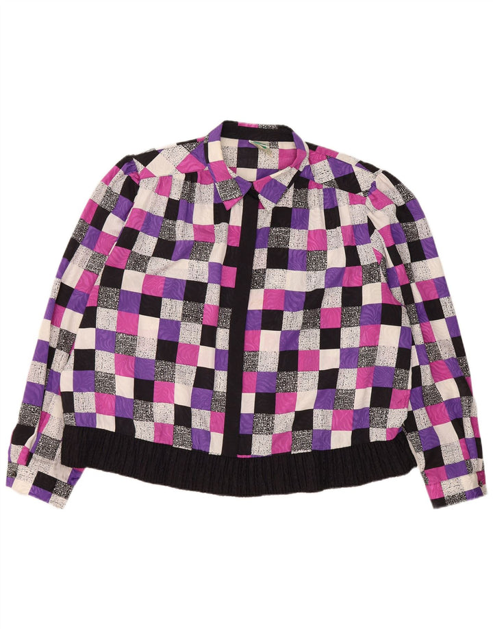 Bluză cu mânecă lungă pentru femei Frankenwalder, IT 48 XL, multicoloră