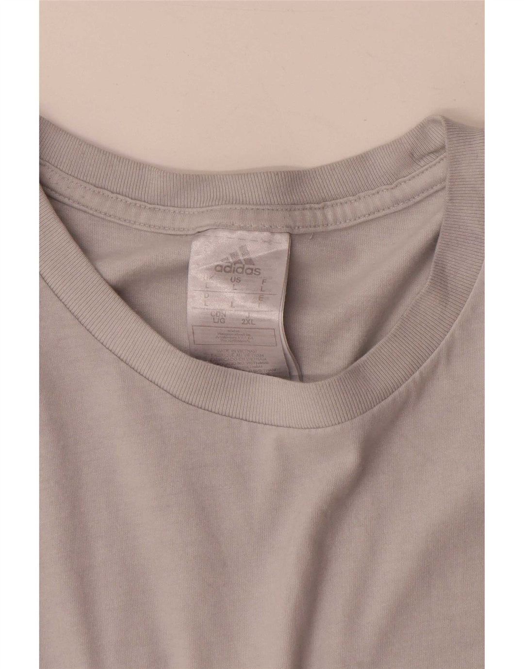Tricou pentru bărbați Adidas Top mare, alb, bumbac
