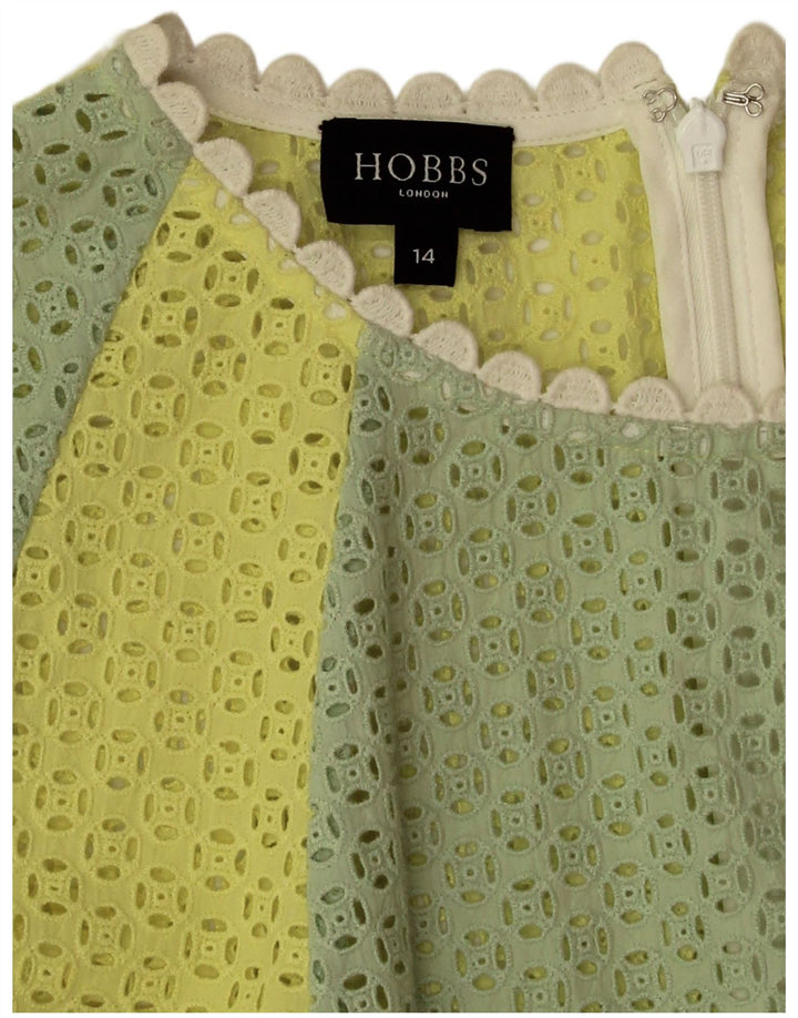 Rochie de bază fără mâneci Hobbs pentru femei UK 14 Medium Multicolor Colorblock