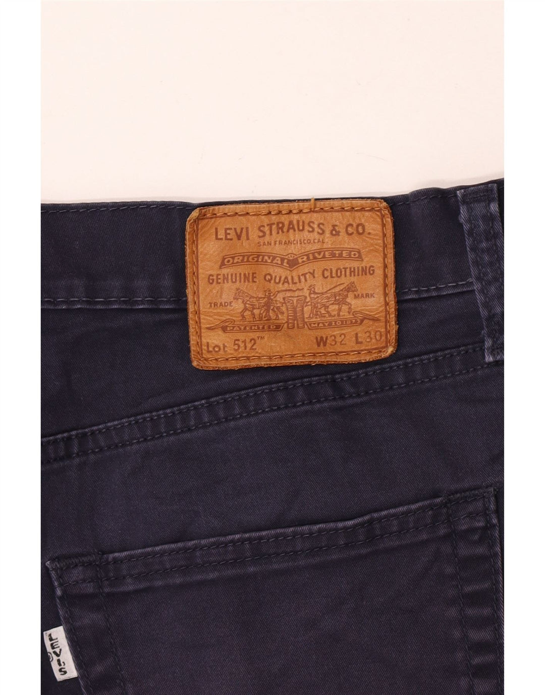 Blugi conici 512 Slim Levi's pentru bărbați W32 L30 bleumarin