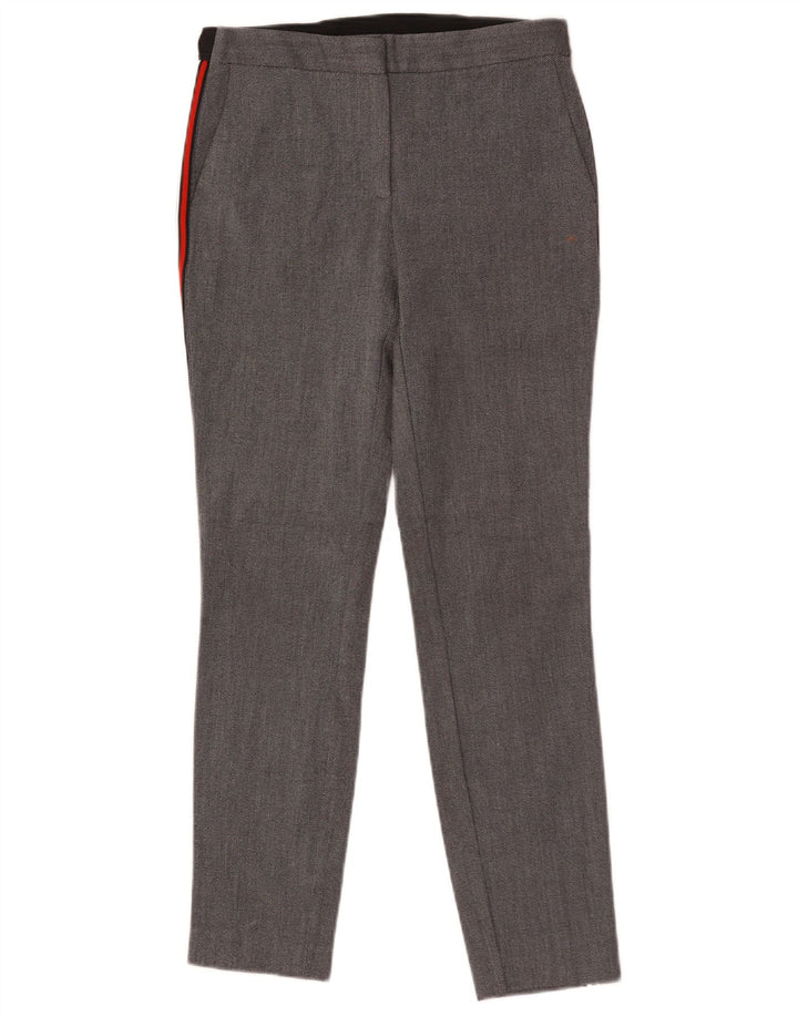 Pantaloni chino slim pentru femei Zara Mici L27 L27 Gri cu pete