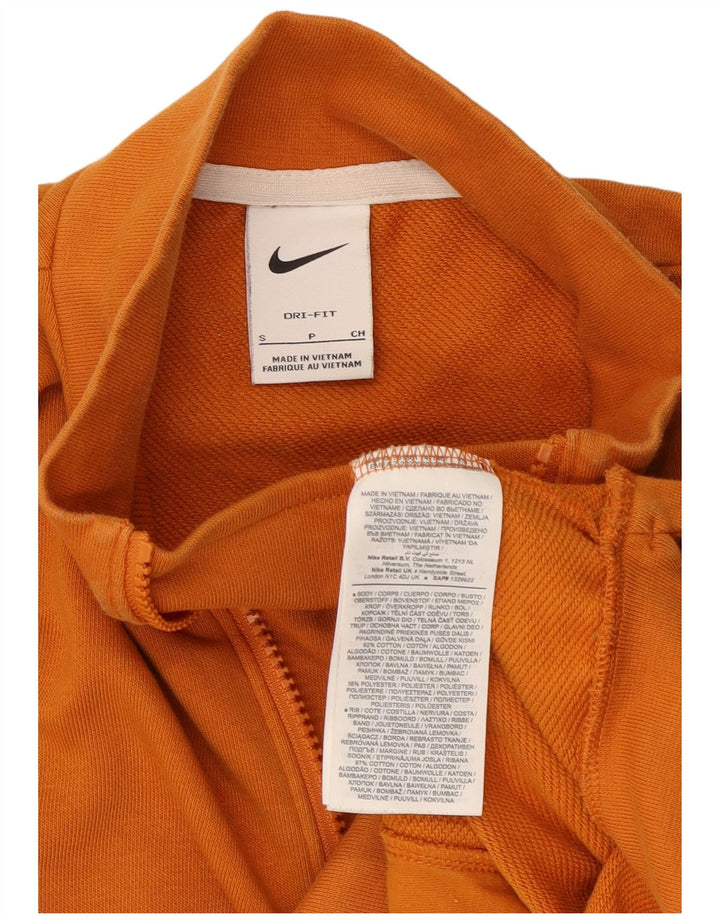 Pulover pentru femei Nike Dri Fit Graphic Oversized Hanorac UK 10 Mic Portocaliu
