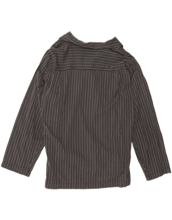 Cămașă pentru femei Hugo Boss UK 16, mare, negru, bumbac cu dungi