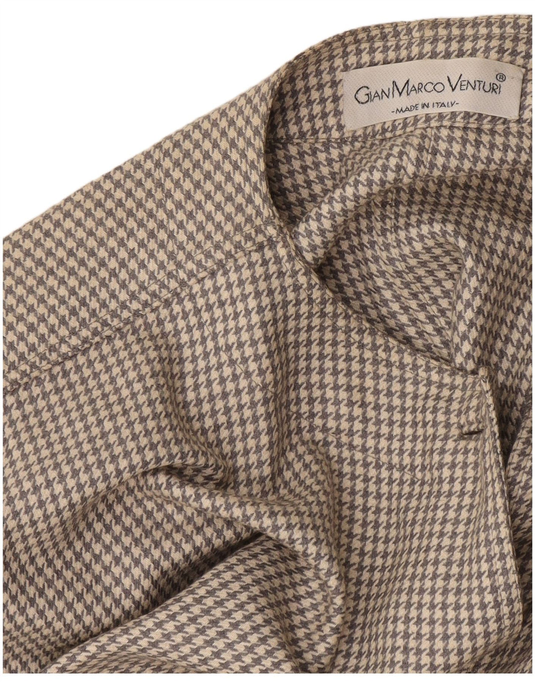 Bomber Gian Marco Venturi pentru femei UK 12 Medium Gri Houndstooth
