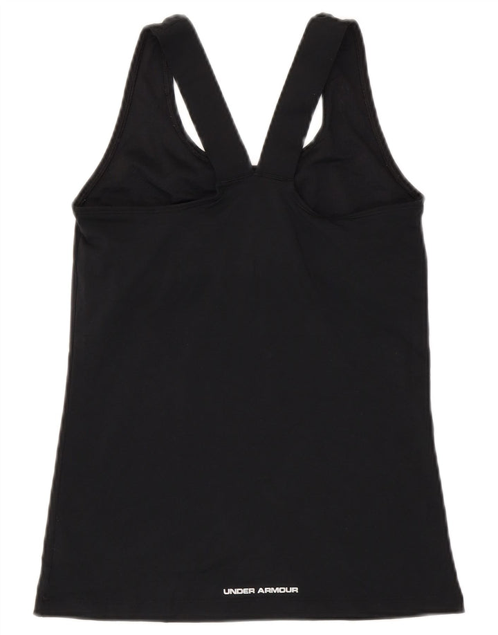 Vestă Under Armour pentru femei Heat Gear, UK 8, poliester negru mic