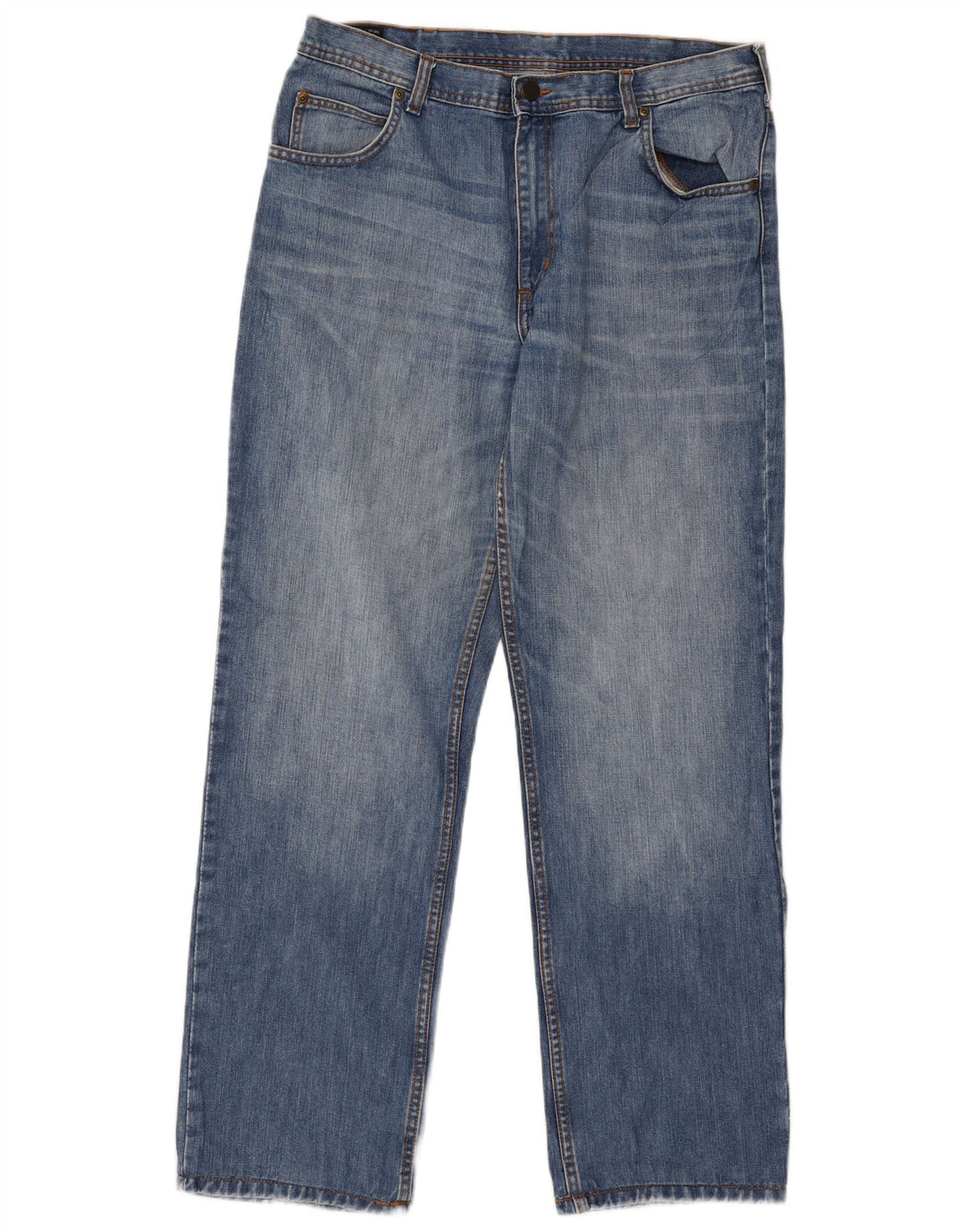 Blugi Lee Brooklyn Straight pentru bărbați W36 L31 Bumbac albastru