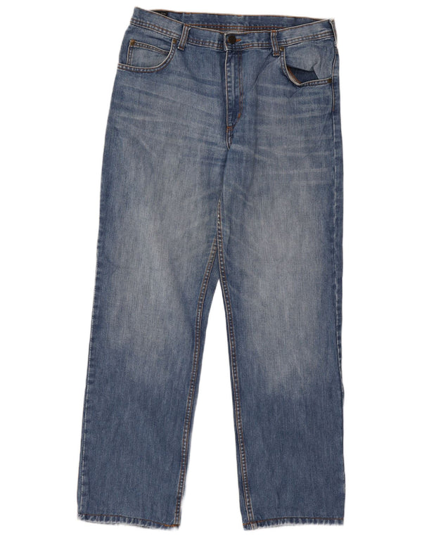 Blugi Lee Brooklyn Straight pentru bărbați W36 L31 Bumbac albastru