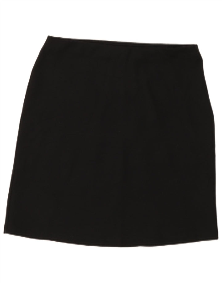 Fustă mini pentru femei Marks & Spencer UK 12 Medium W32 Viscoză neagră