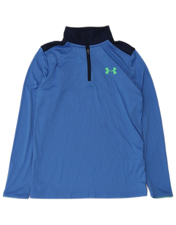 Trening Under Armour Boys Graphic Pullover Top 9-10 Ani Medium Blue