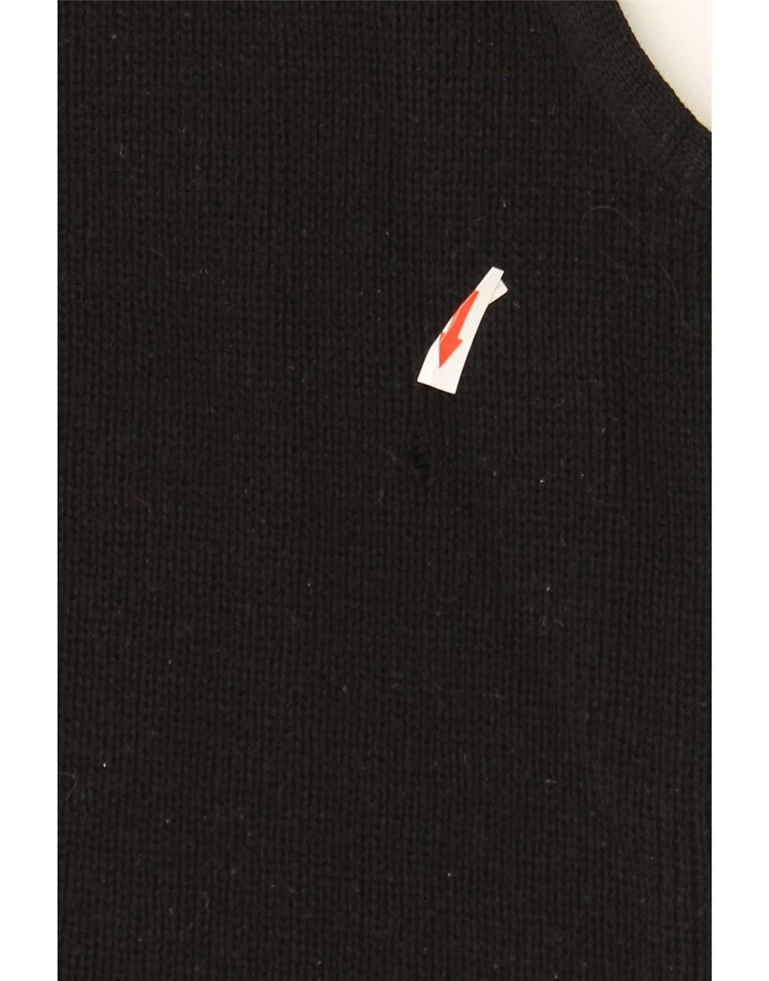 Cardigan Vintage fără mâneci pentru bărbați, mediu negru, geometric