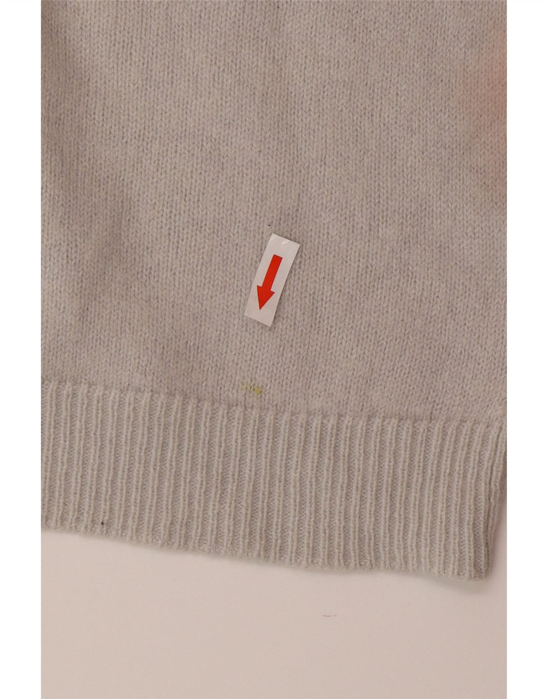 Pulover cu decolteu în V Massimo Dutti pentru femei UK 12, gri mediu