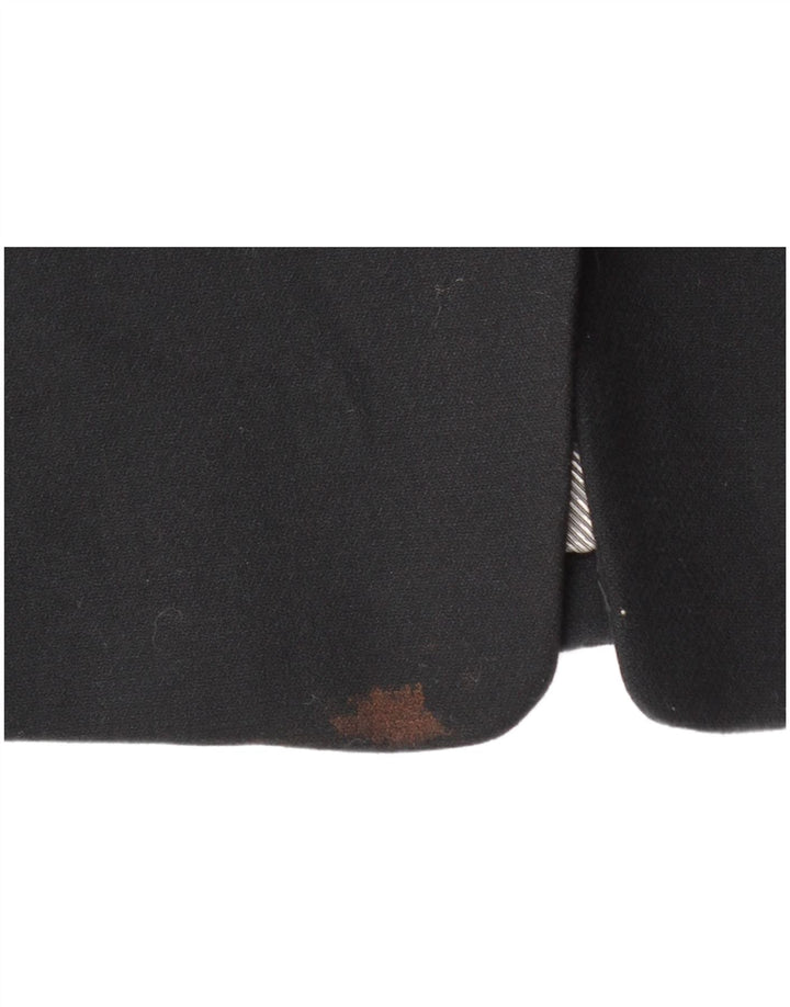 Jachetă pentru femei Marks & Spencer Crop 1 Button Blazer UK 12 Medium Black