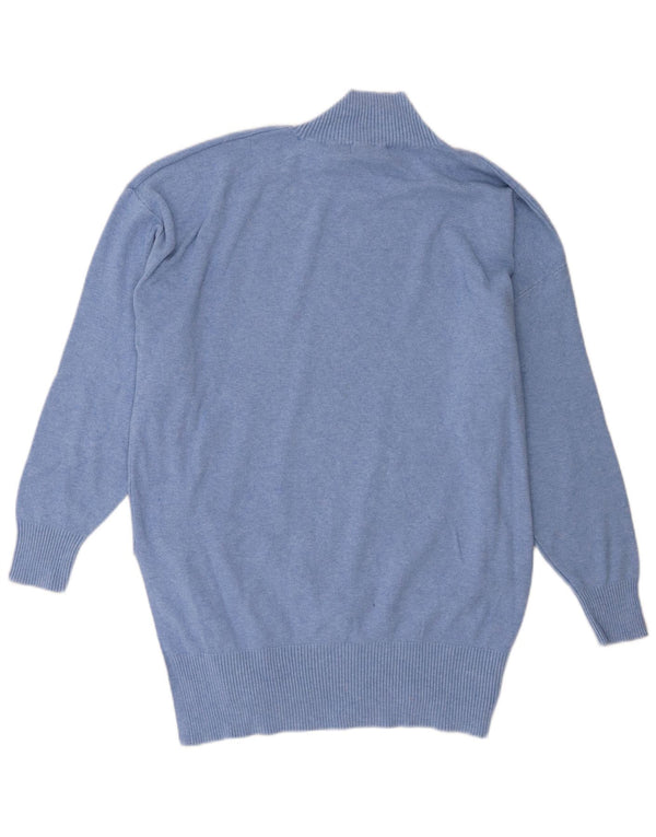 Pulover cu gât țestoasă pentru femei Marks & Spencer UK 16 Large Blue