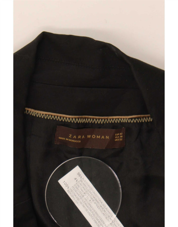Blazer pentru femei Zara EU 42 mare bumbac negru
