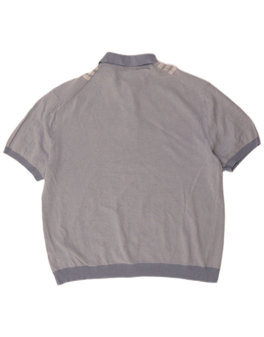 Tricou polo pentru bărbați Marks & Spencer, bumbac cu dungi albastre 2XL