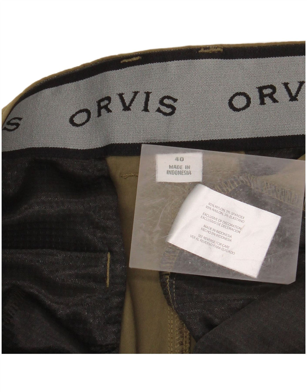 Pantaloni scurți cargo pentru bărbați ORVIS W40 XL Kaki Nylon