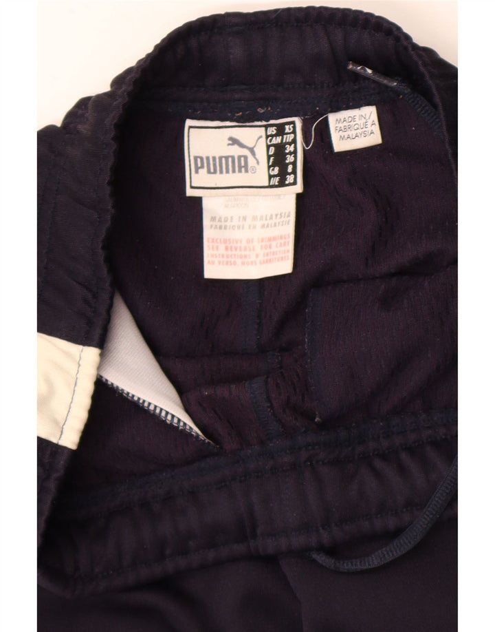 Pantaloni de trening Puma pentru femei UK 8 Small Bluemarin Colorblock Poliester