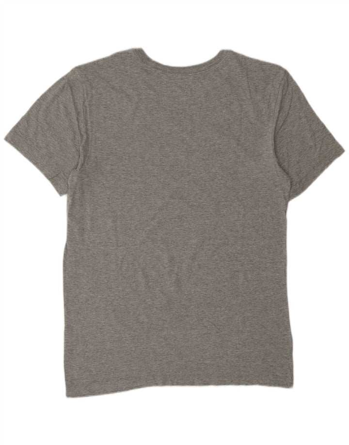 Tricou grafic Nike pentru bărbați Top mic, gri, bumbac