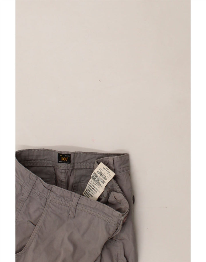 LEE Mens Cargo Shorts W31 Medium Grey Cotton Vintage Lee and Second-Hand Lee from Messina Hembry 