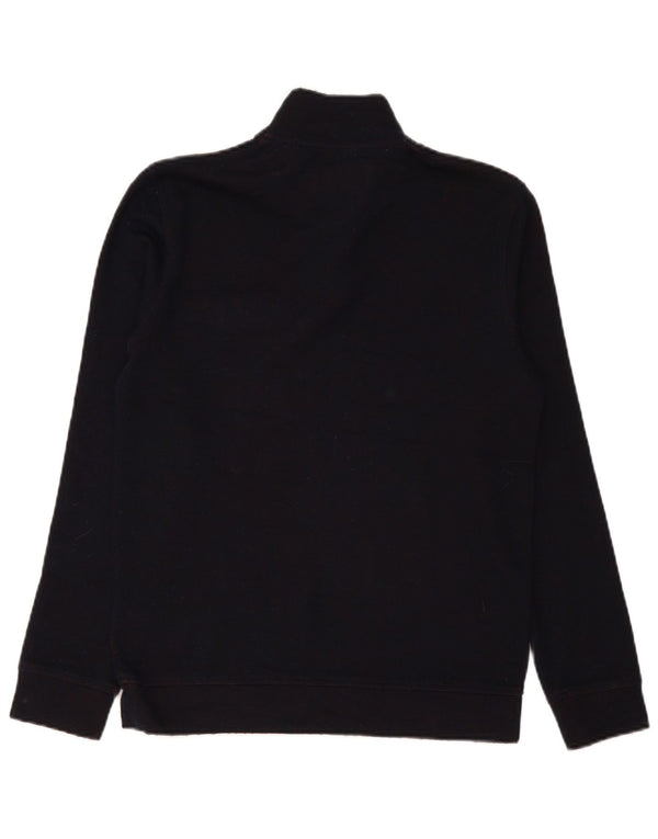 Pulover pentru bărbați Ted Baker cu gât cu nasturi, mărime 2, mic, bleumarin, modern