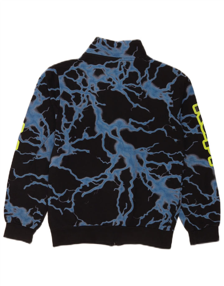 Kappa Boys Abstract Pattern Graphic Trening Top Jacket 9-10 Years Black