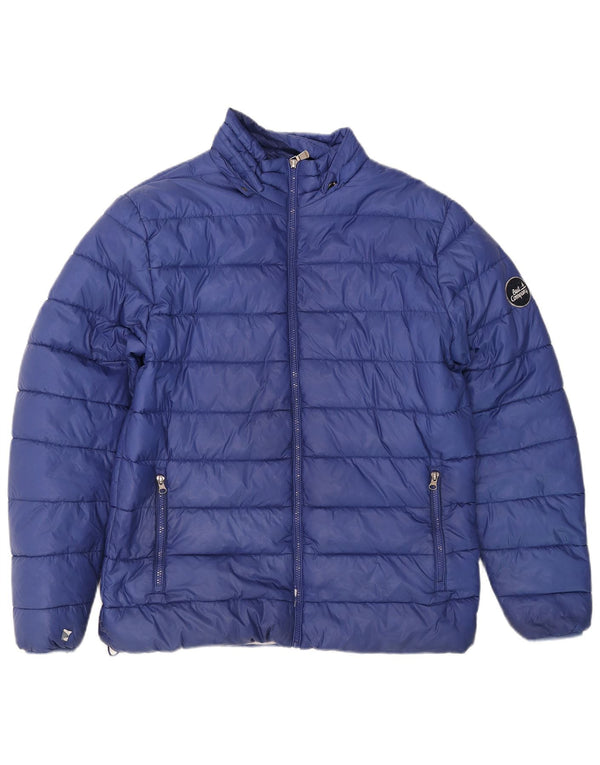 Jachetă căptușită pentru bărbați Best Company UK 42 XL Albastru