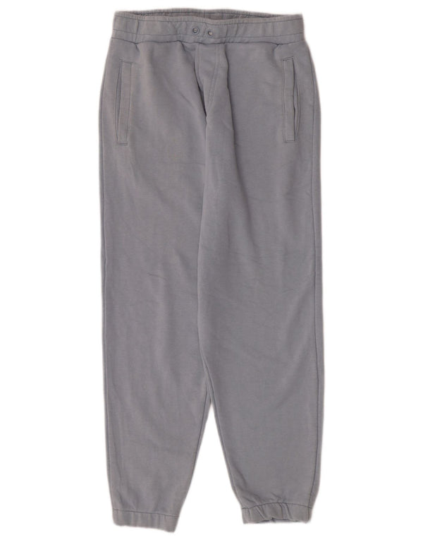 Pantaloni de trening Zara pentru femei Joggeri UK 12 Bumbac albastru mediu